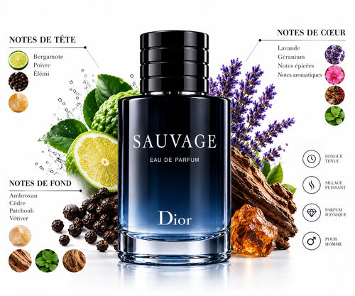 Dior Sauvage Eau de Parfum - notes olfactives
